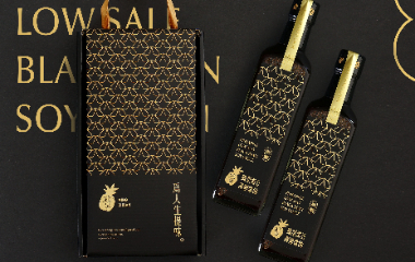 銘泉鳳梨黑豆薄鹽醬油 